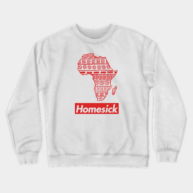 Homesick for Africa Crewneck Sweatshirt by SenecaReads